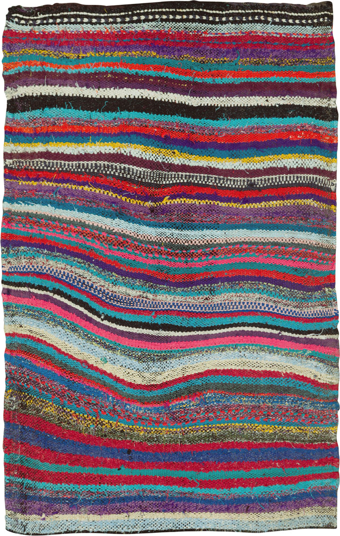 Vintage Persian Flatweave, No.26103 - Galerie Shabab