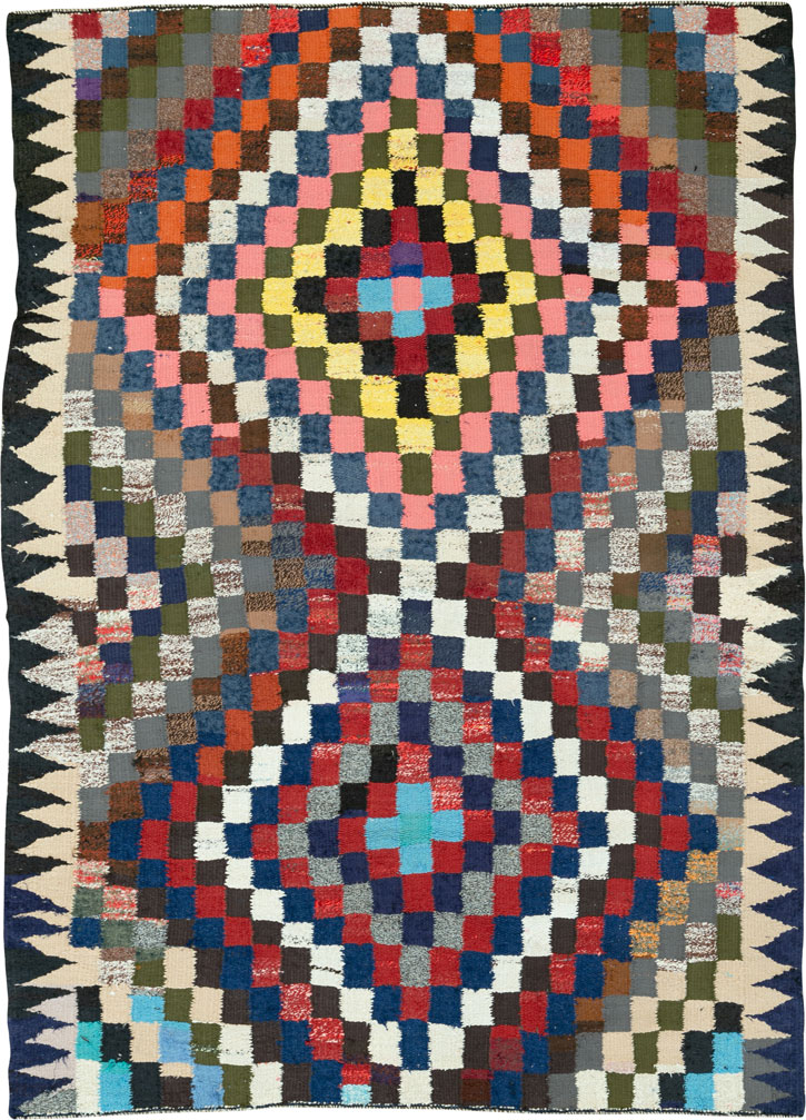 Vintage Persian Flatweave, No.26105 - Galerie Shabab