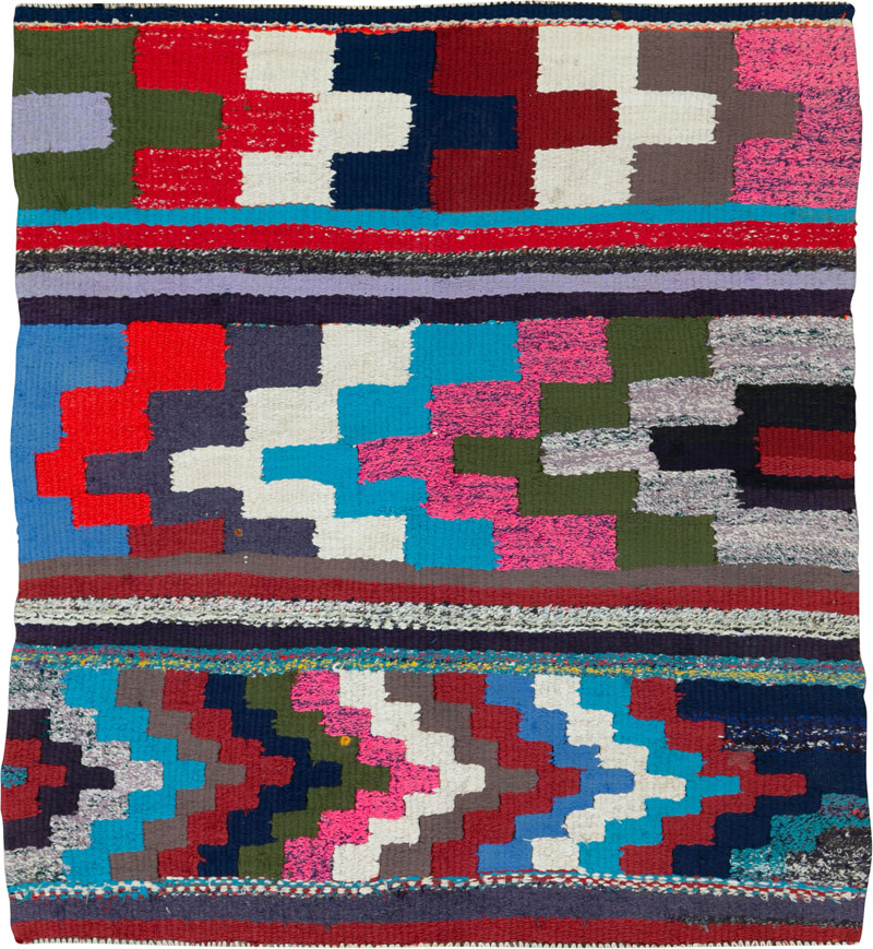 Vintage Persian Flatweave, No.26106 - Galerie Shabab
