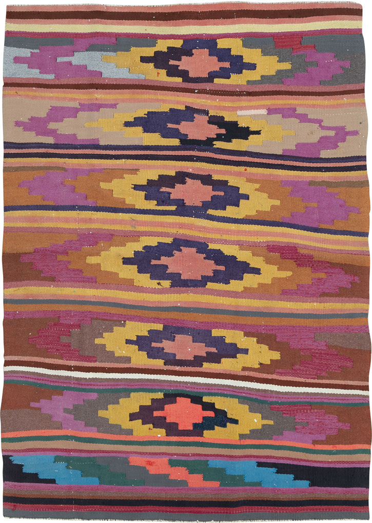 Vintage Persian Flatweave, No.26107 - Galerie Shabab