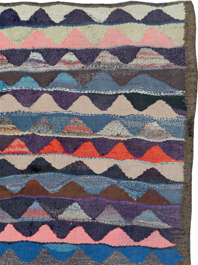 Vintage Persian Flatweave, No.26112 - Galerie Shabab