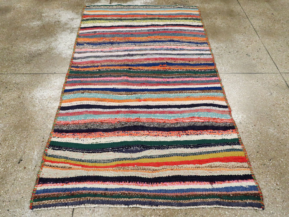 Vintage Persian Flatweave, No.26114 - Galerie Shabab