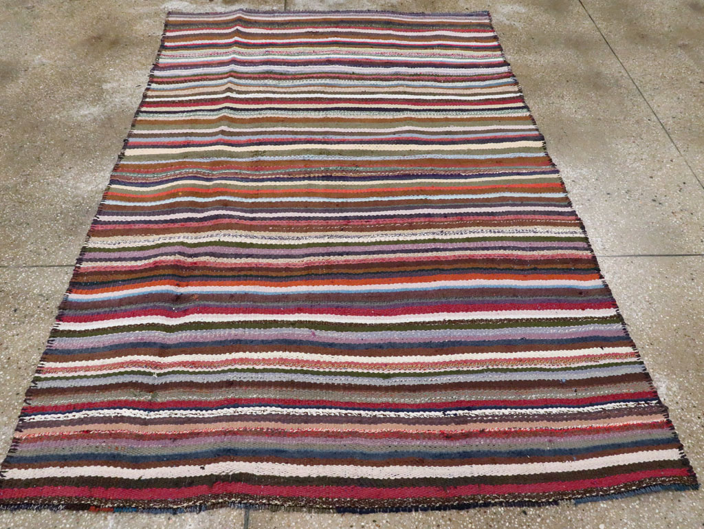 Vintage Persian Flatweave, No.26115 - Galerie Shabab