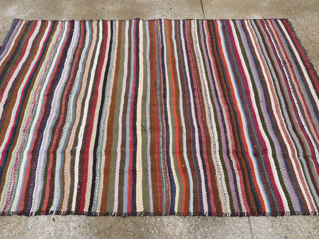 Vintage Persian Flatweave, No.26115 - Galerie Shabab