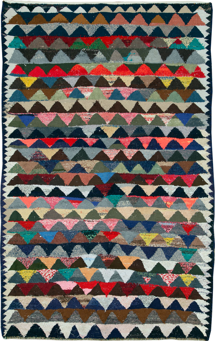Vintage Persian Kilim, No.26116 - Galerie Shabab