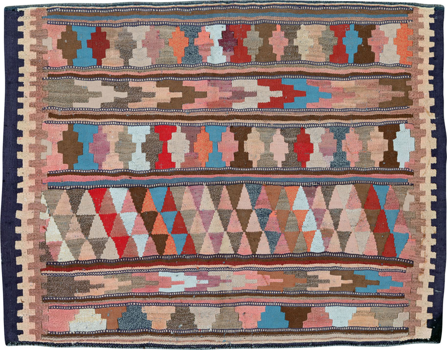 Vintage Persian Flatweave, No.26121 - Galerie Shabab