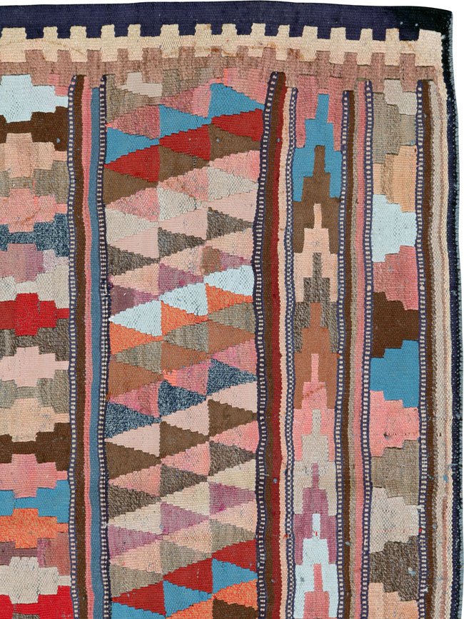 Vintage Persian Flatweave, No.26121 - Galerie Shabab