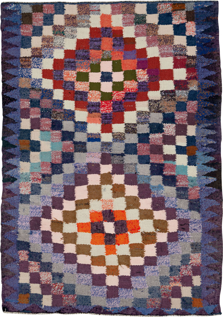 Vintage Persian Flatweave, No.26122 - Galerie Shabab