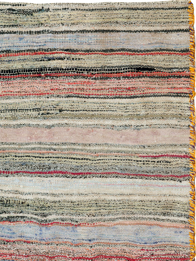 Vintage Persian Flatweave, No.26125 - Galerie Shabab