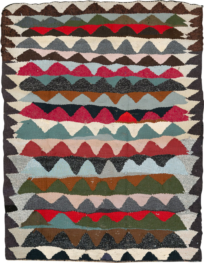 Vintage Persian Flatweave, No.26126 - Galerie Shabab