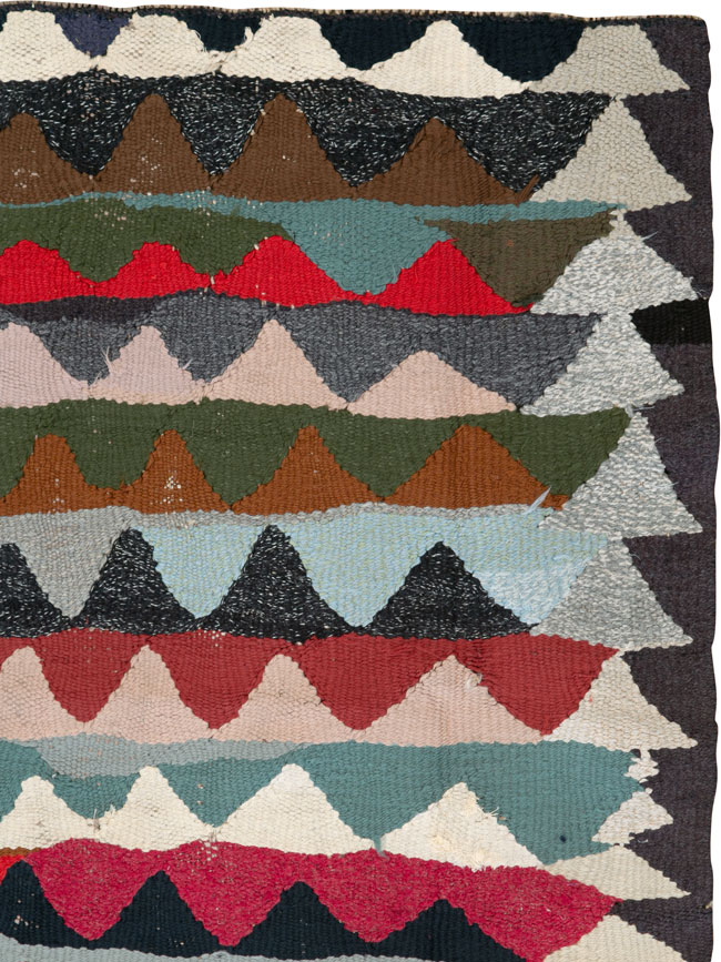 Vintage Persian Flatweave, No.26126 - Galerie Shabab