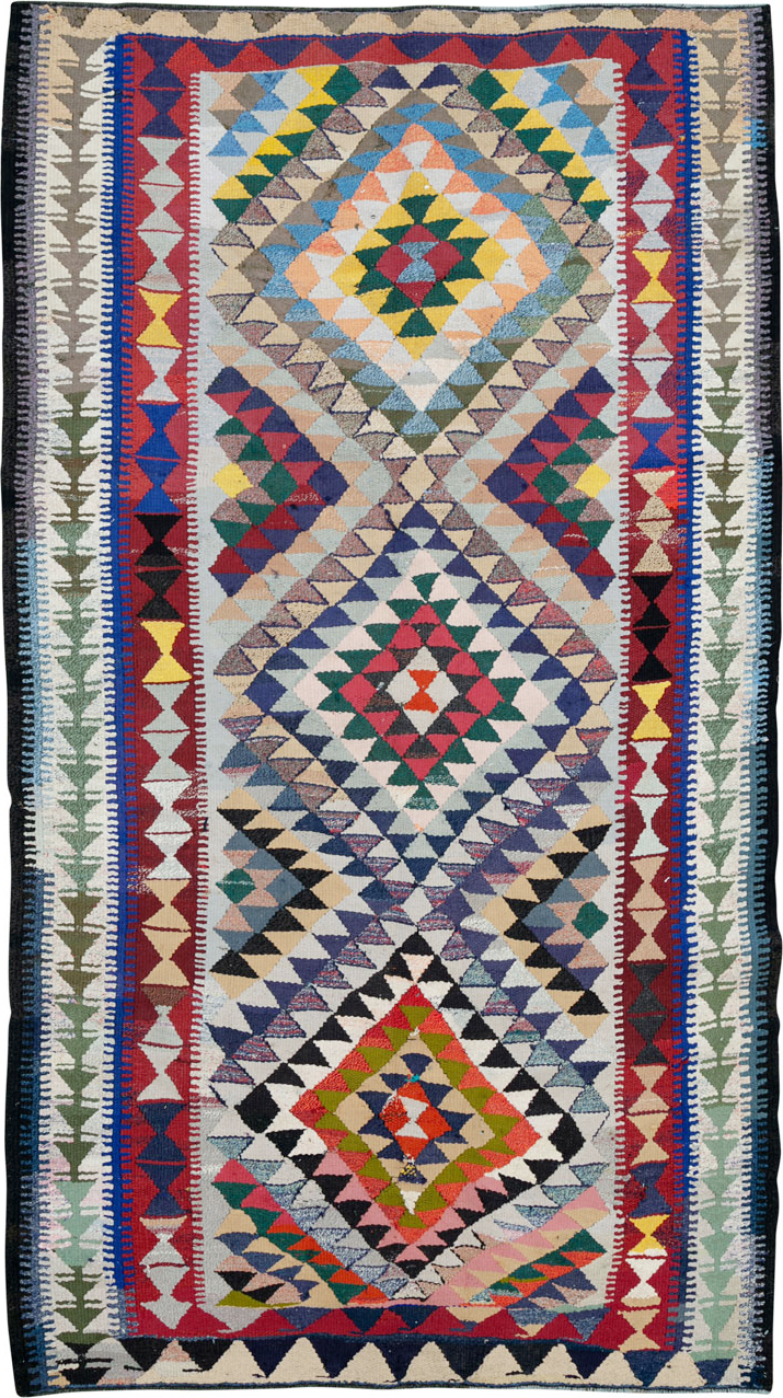 Vintage Persian Flatweave, No.26127 - Galerie Shabab
