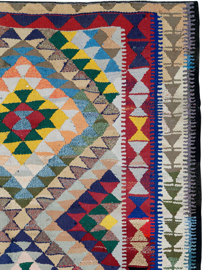 Vintage Persian Flatweave, No.26127 - Galerie Shabab