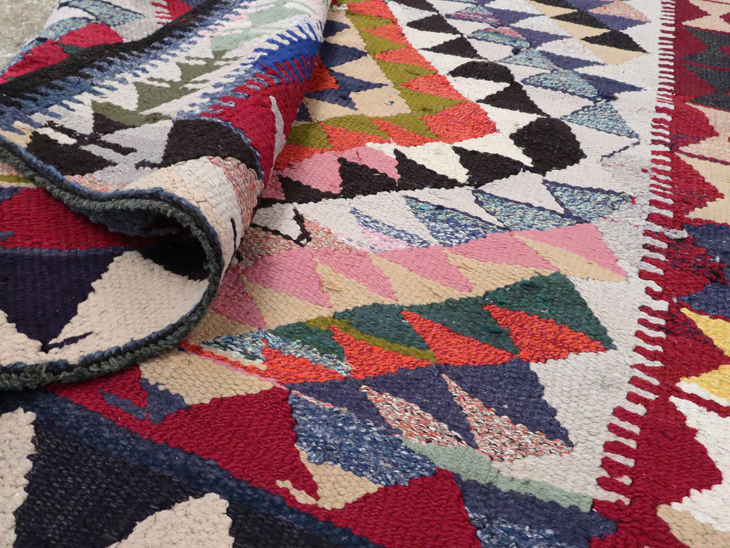 Vintage Persian Flatweave, No.26127 - Galerie Shabab