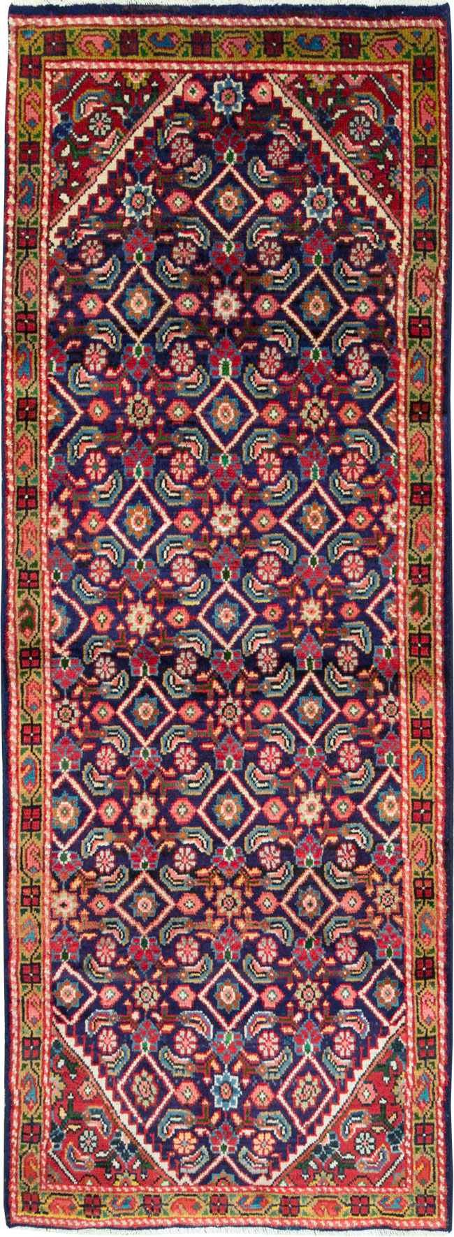 Vintage Persian Mahal Runner, No.26130 - Galerie Shabab