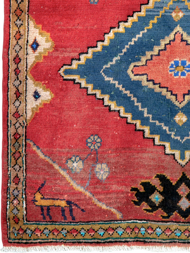 Vintage Persian Mahal Rug, No.26131 - Galerie Shabab