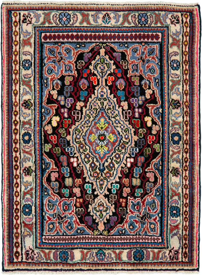 Vintage Persian Hamadan Rug, No.26133 - Galerie Shabab