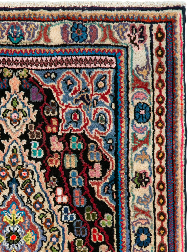 Vintage Persian Hamadan Rug, No.26133 - Galerie Shabab