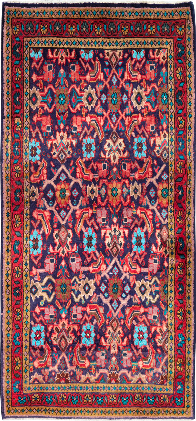 Vintage Persian Hamadan Rug, No.26135 - Galerie Shabab