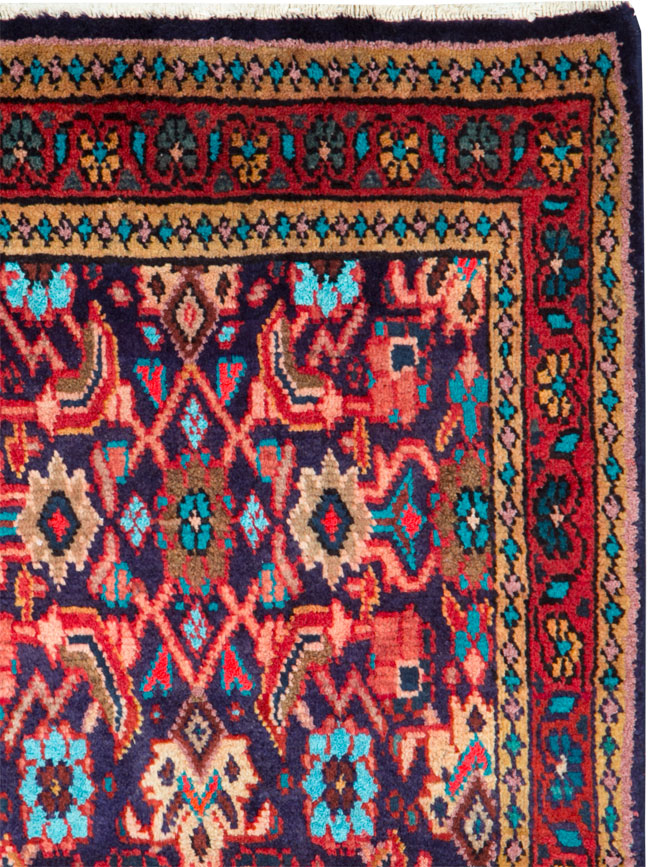 Vintage Persian Hamadan Rug, No.26135 - Galerie Shabab
