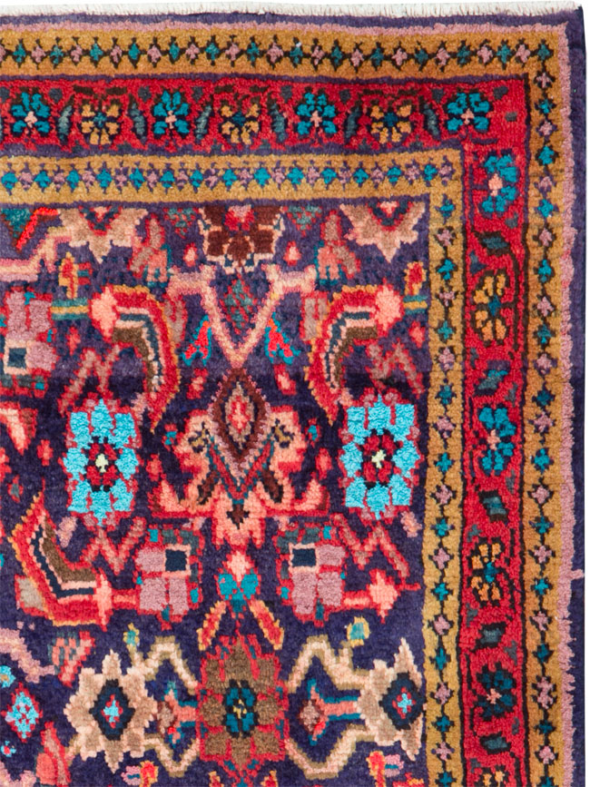 Vintage Persian Hamadan Rug, No.26135 - Galerie Shabab
