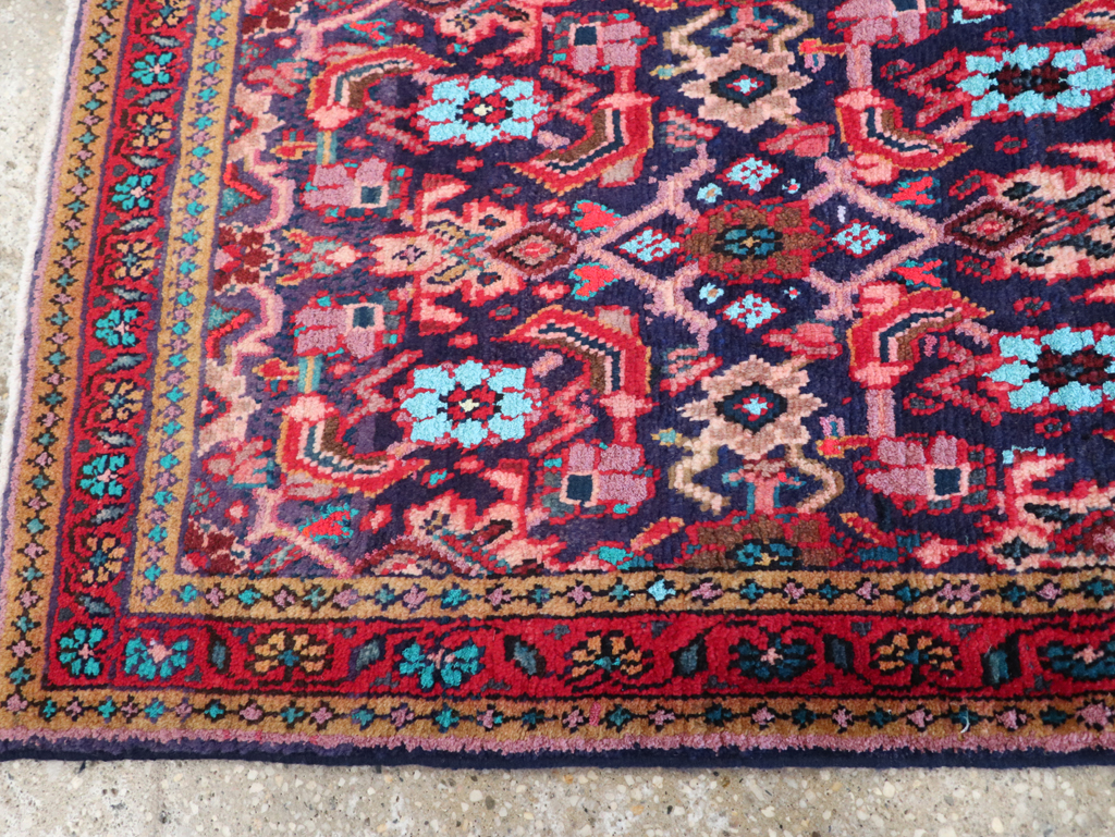 Vintage Persian Hamadan Rug, No.26135 - Galerie Shabab