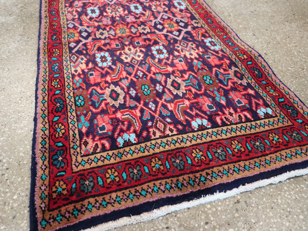 Vintage Persian Hamadan Rug, No.26135 - Galerie Shabab