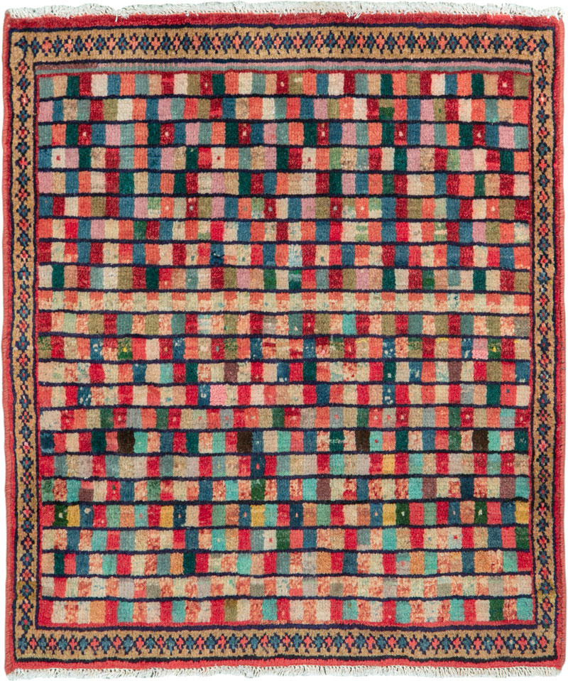 Vintage Persian Mahal Rug, No.26136 - Galerie Shabab
