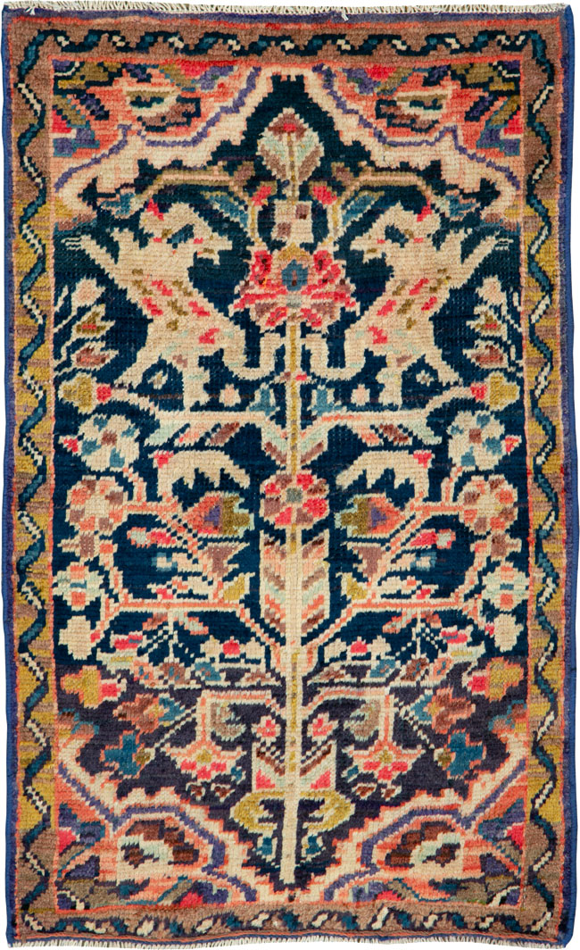 Vintage Persian Mahal Rug, No.26137 - Galerie Shabab