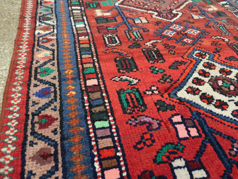 Vintage Persian Hamadan Rug, No.26140 - Galerie Shabab