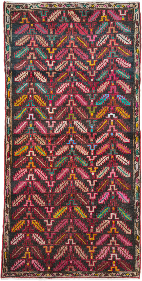 Vintage Persian Hamadan Rug, No.26143 - Galerie Shabab
