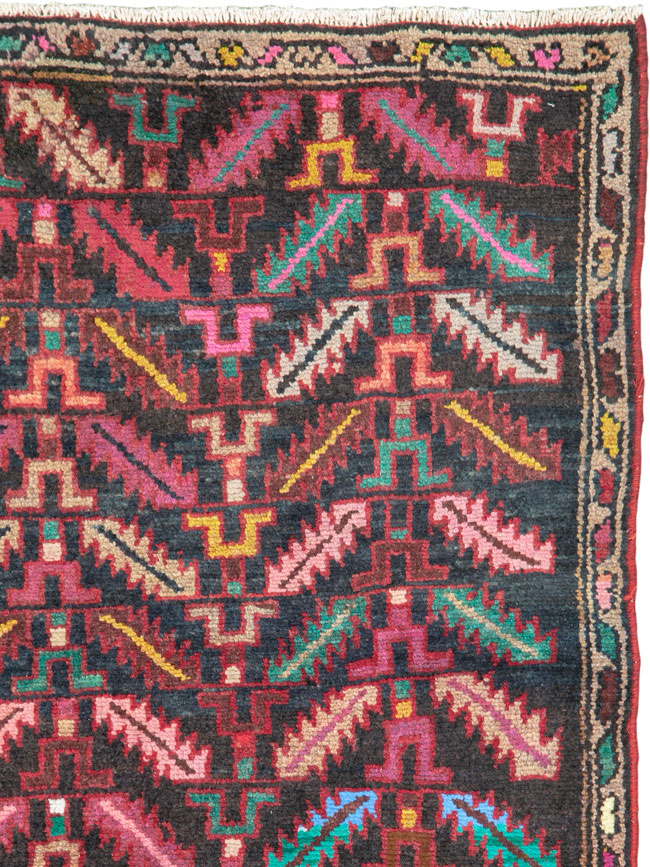 Vintage Persian Hamadan Rug, No.26143 - Galerie Shabab