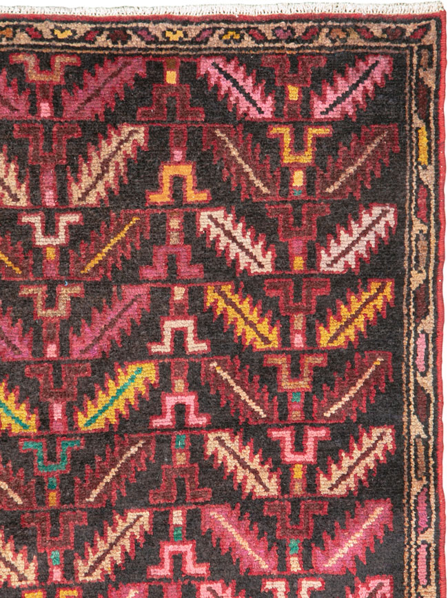 Vintage Persian Hamadan Rug, No.26143 - Galerie Shabab