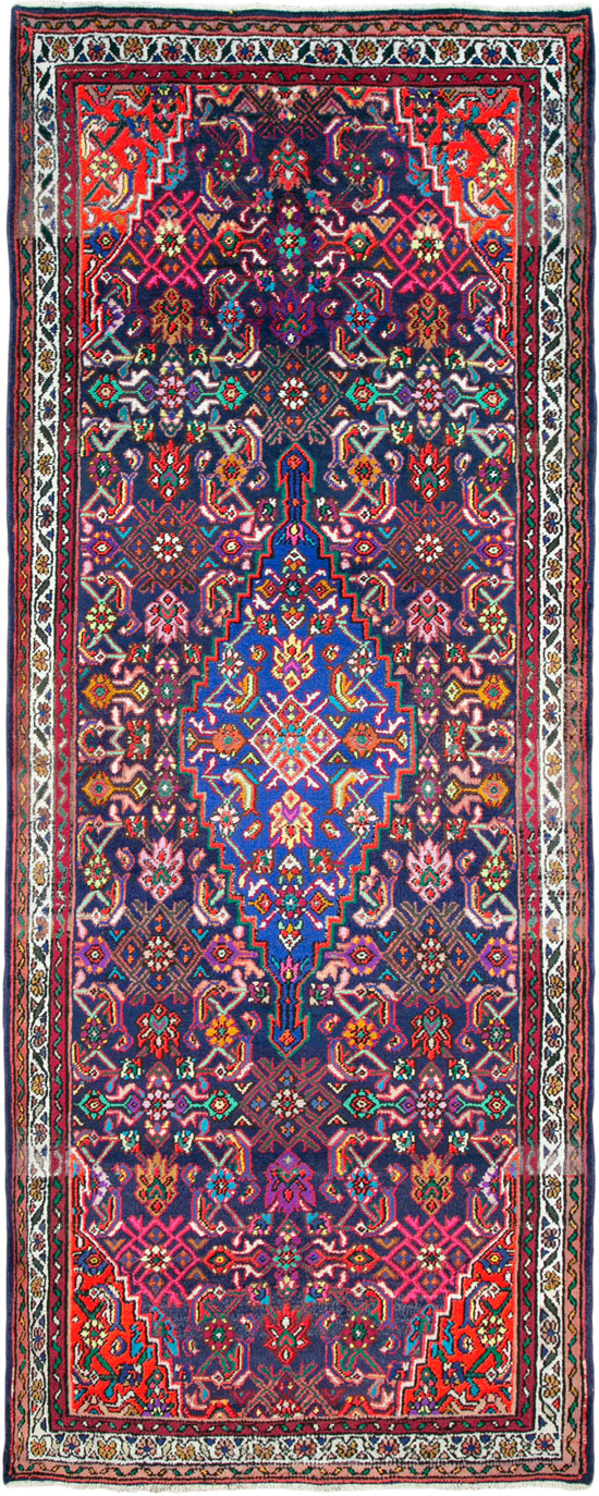 Vintage Persian Hamadan Rug, No.26144 - Galerie Shabab