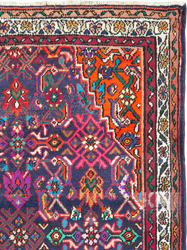 Vintage Persian Hamadan Rug, No.26144 - Galerie Shabab