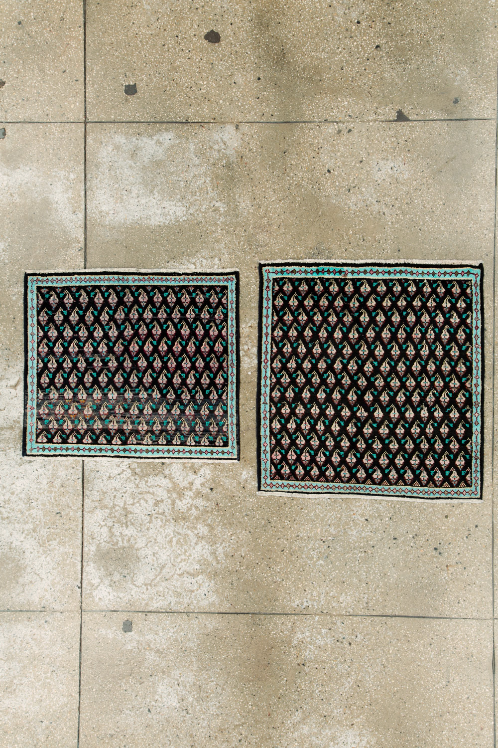 Vintage Persian Hamadan Rug (Pair: 1 of 2), No.26147 - Galerie Shabab