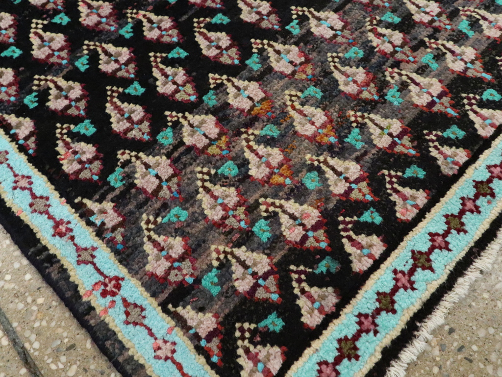 Vintage Persian Hamadan Rug (Pair: 2 of 2), No.26148 - Galerie Shabab