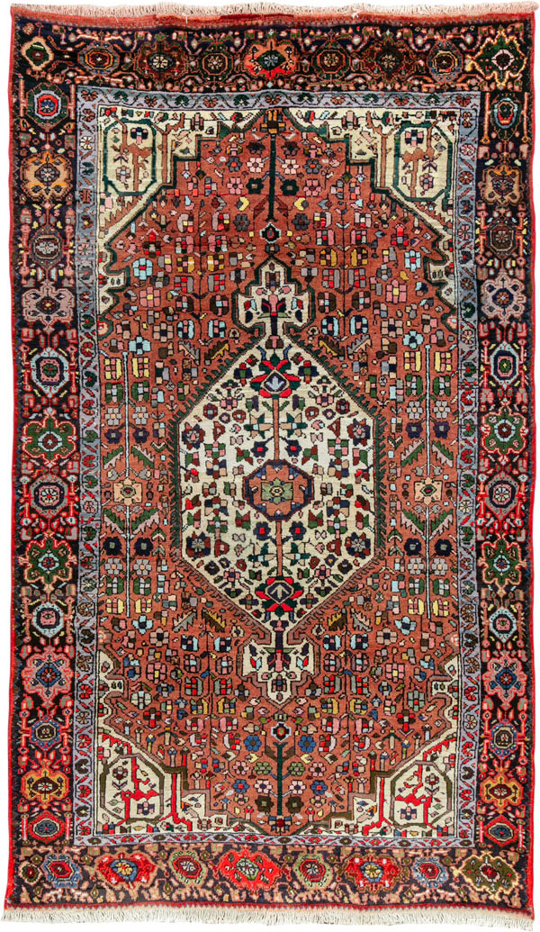 Vintage Persian Hamadan Rug, No.26149 - Galerie Shabab