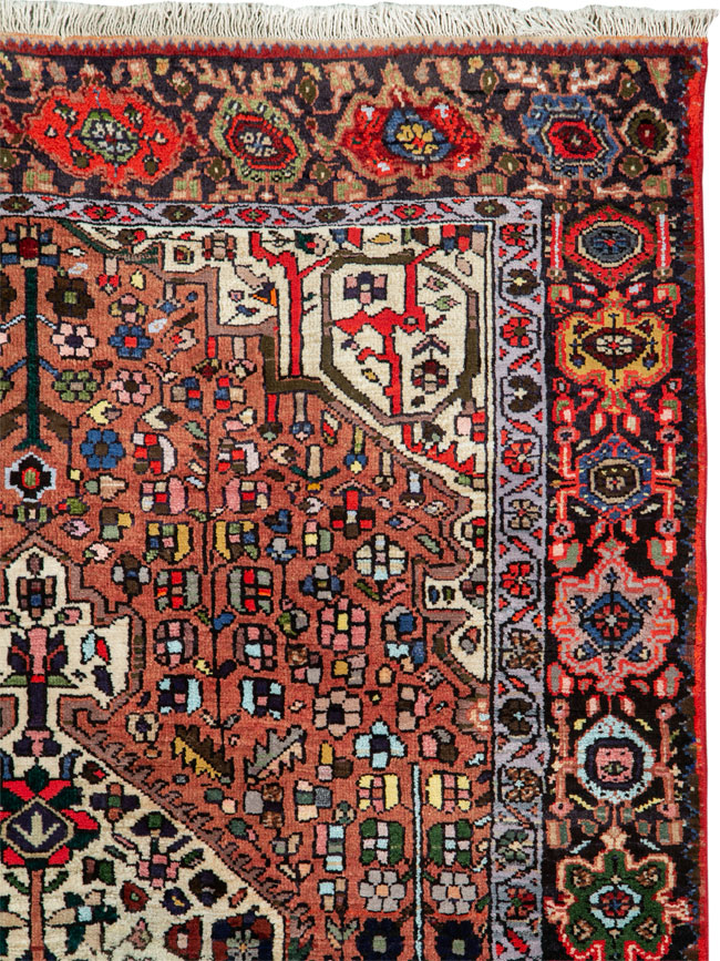 Vintage Persian Hamadan Rug, No.26149 - Galerie Shabab