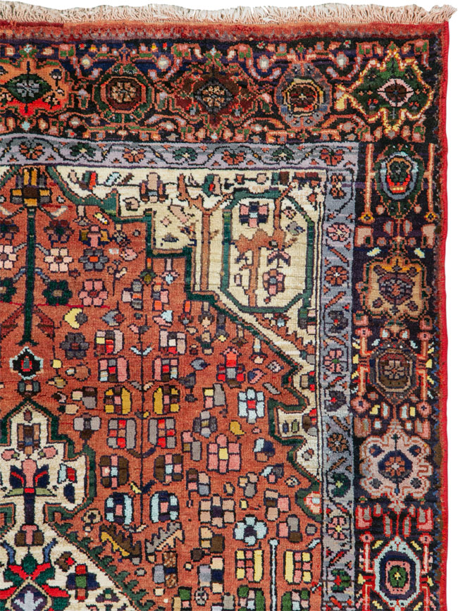 Vintage Persian Hamadan Rug, No.26149 - Galerie Shabab