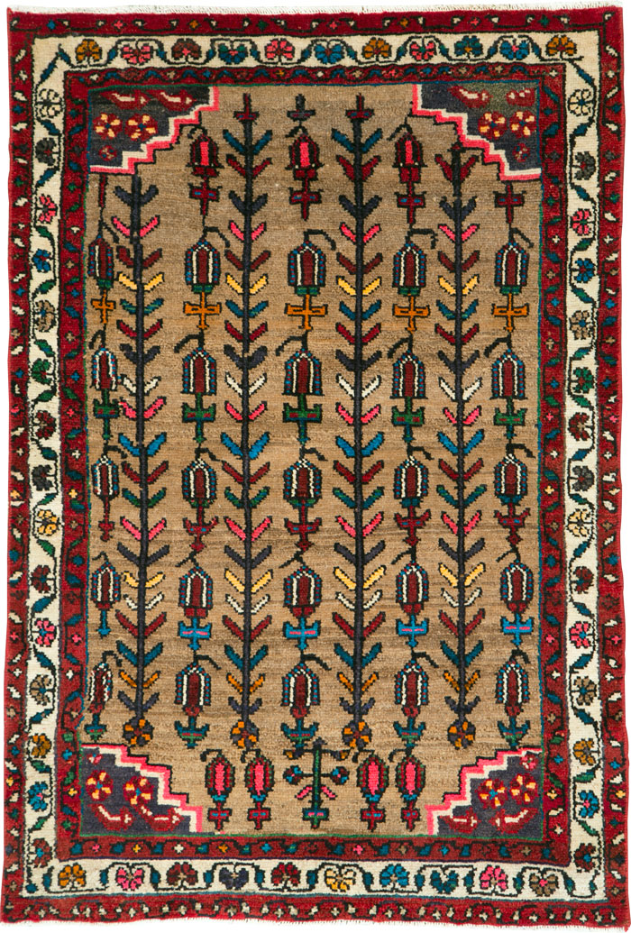 Vintage Persian Hamadan Rug, No.26150 - Galerie Shabab