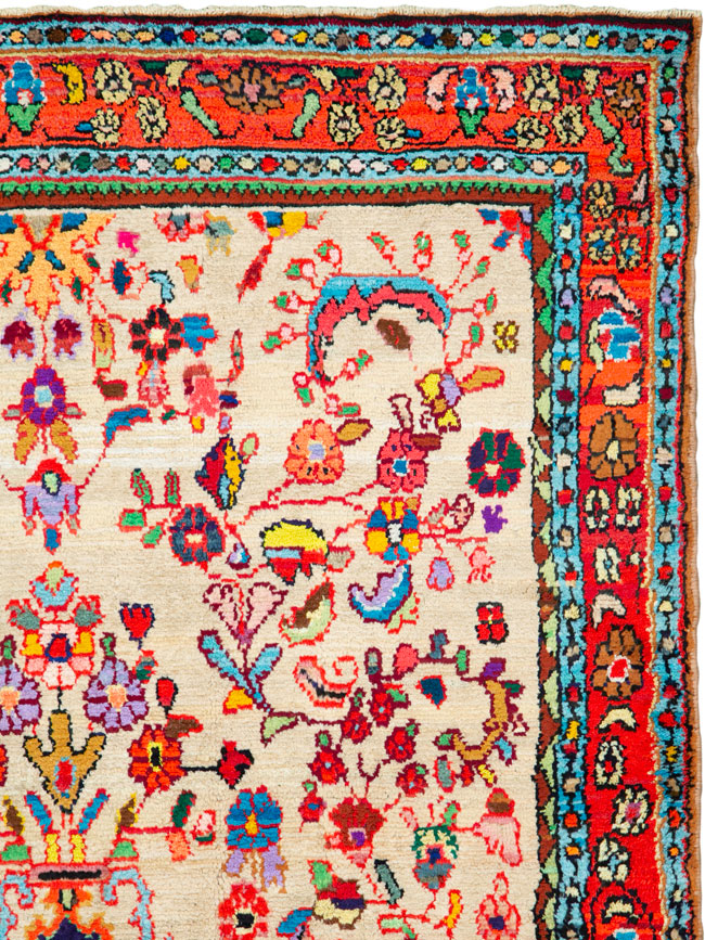 Vintage Persian Hamadan Rug, No.26151 - Galerie Shabab