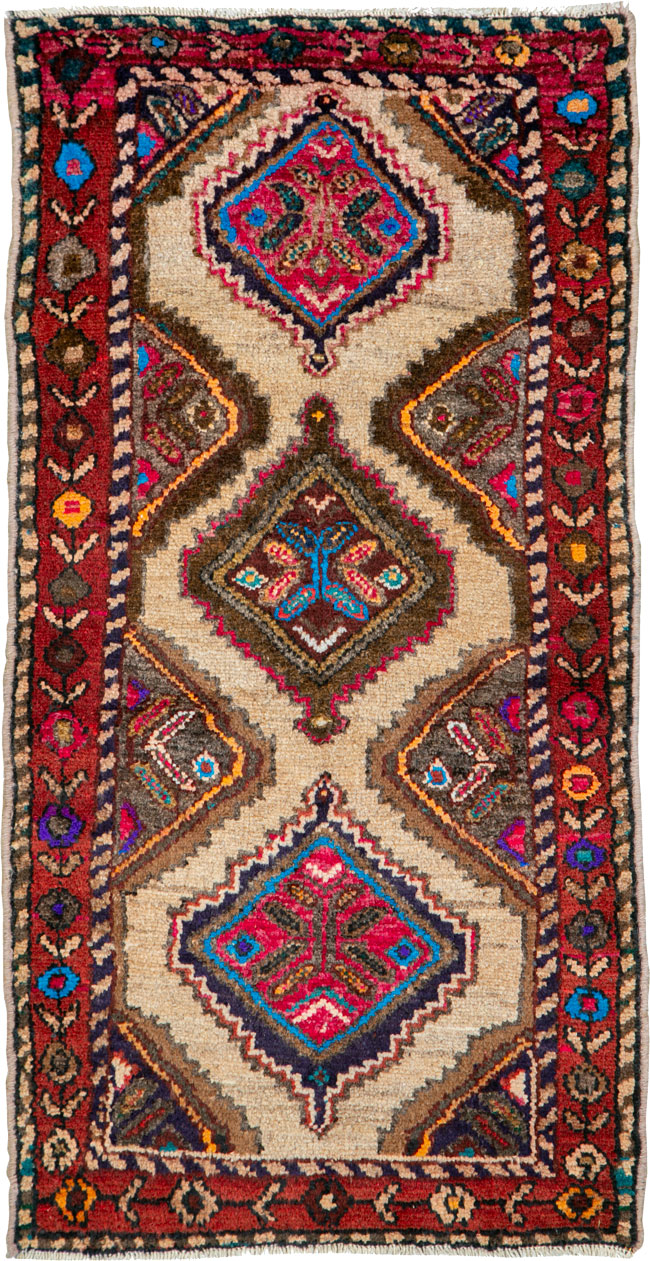 Vintage Persian Hamadan Rug, No.26152 - Galerie Shabab