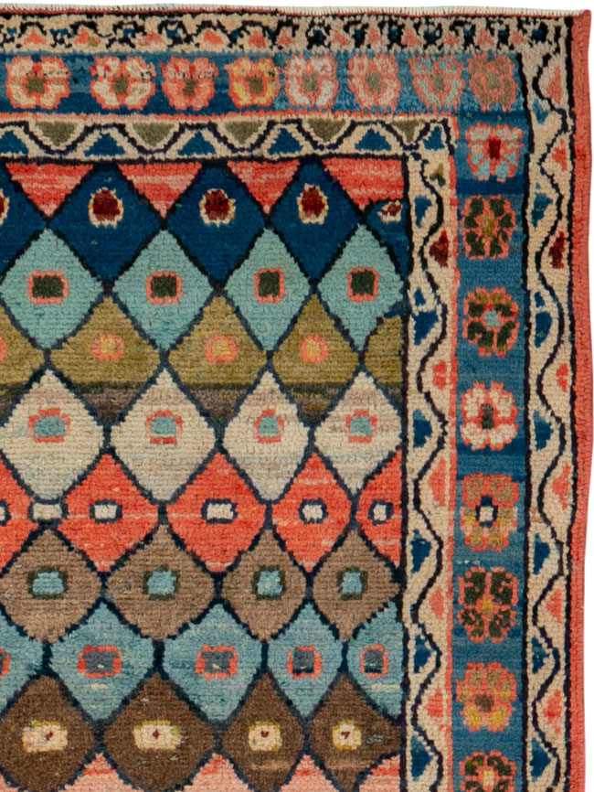 Vintage Persian Mahal Rug, No.26154 - Galerie Shabab