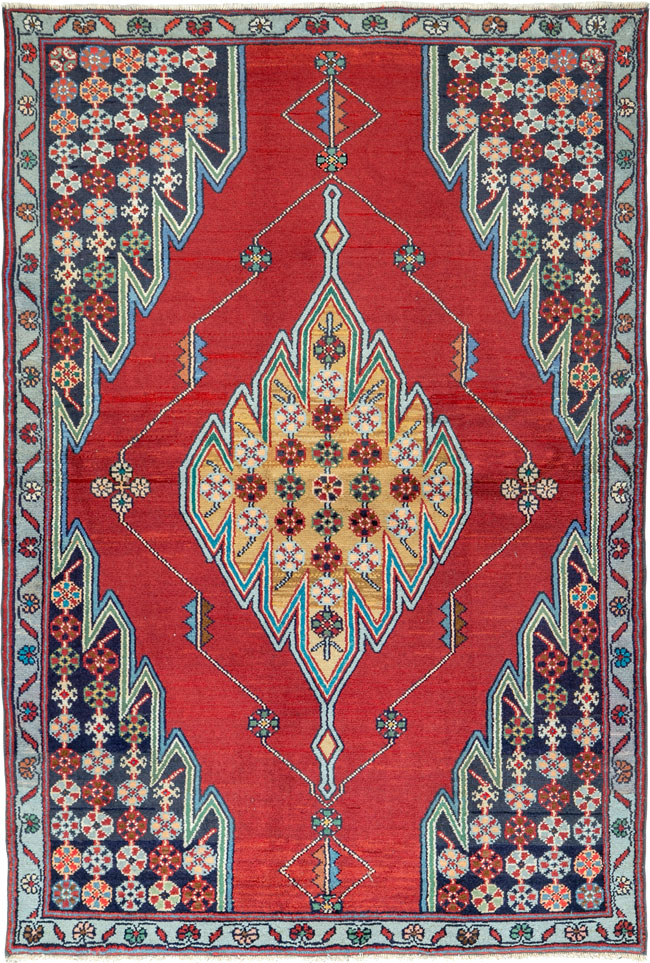 Vintage Persian Hamadan Rug, No.26156 - Galerie Shabab