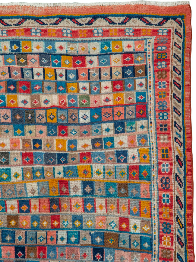 Vintage Persian Mahal Rug, No.26157 - Galerie Shabab