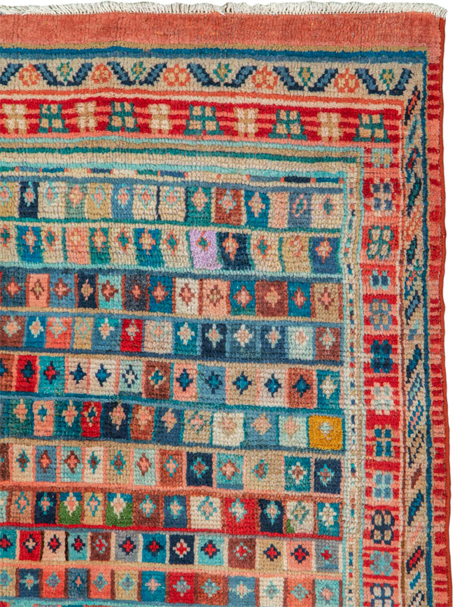 Vintage Persian Mahal Rug, No.26157 - Galerie Shabab