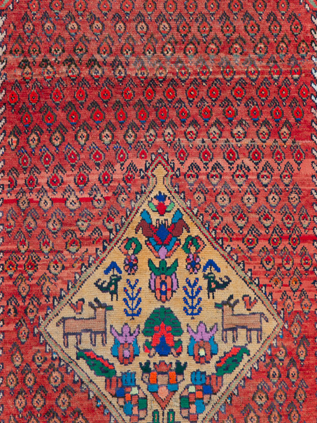 Vintage Persian Malayer Rug, No.26158 - Galerie Shabab
