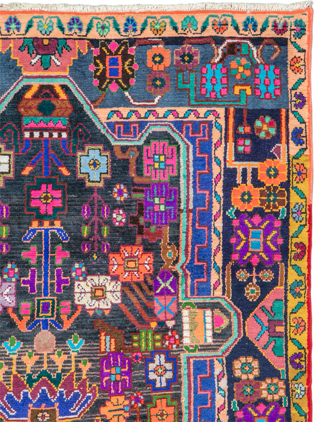 Vintage Persian Hamadan Rug, No.26159 - Galerie Shabab