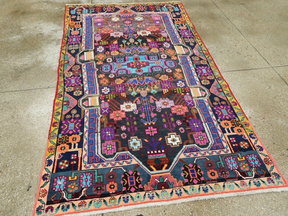 Vintage Persian Hamadan Rug, No.26159 - Galerie Shabab